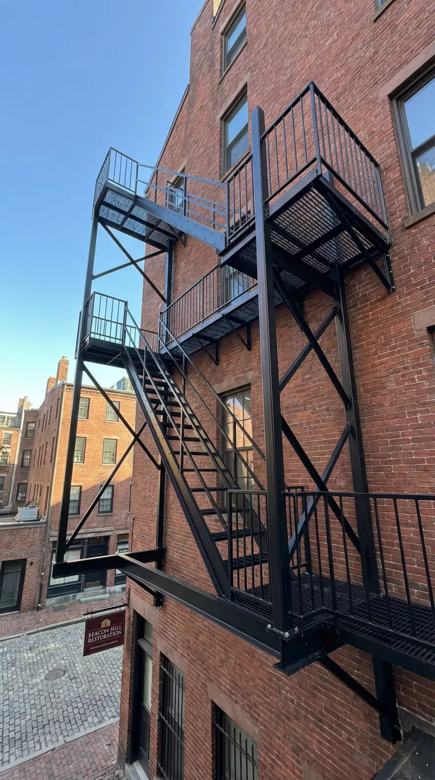 Fire escape installation